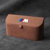 High-Quality Suede Car Sun Visor Glasses Box Car Badge Sunglasses Clips Glasses Box For BMW X1 X3 G01 X4 G02 X5 F15 F16 M3 M4 F3 QQ2