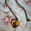 Pendant Time Oval Female High-end Colorful Love Clavicle Chain Necklace