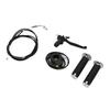 Throttle Clutch Handle Kit Waterproof Ergonomic Replacement for 49cc 60cc 66cc 80cc Engine Motorized Bicycle