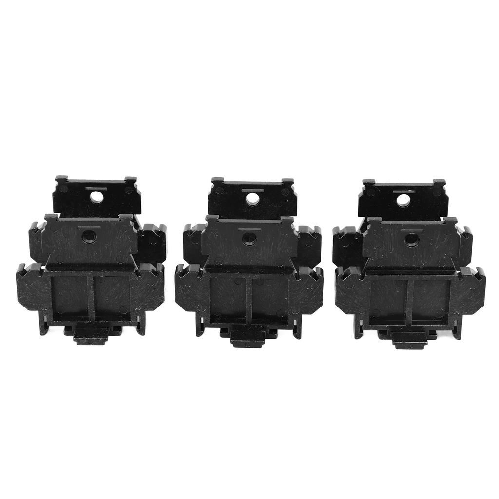 100 STÜCK Klemmenblock Nylon Multifunktional DIN-Schienenklemmenblock für Zuhause Gewerblich