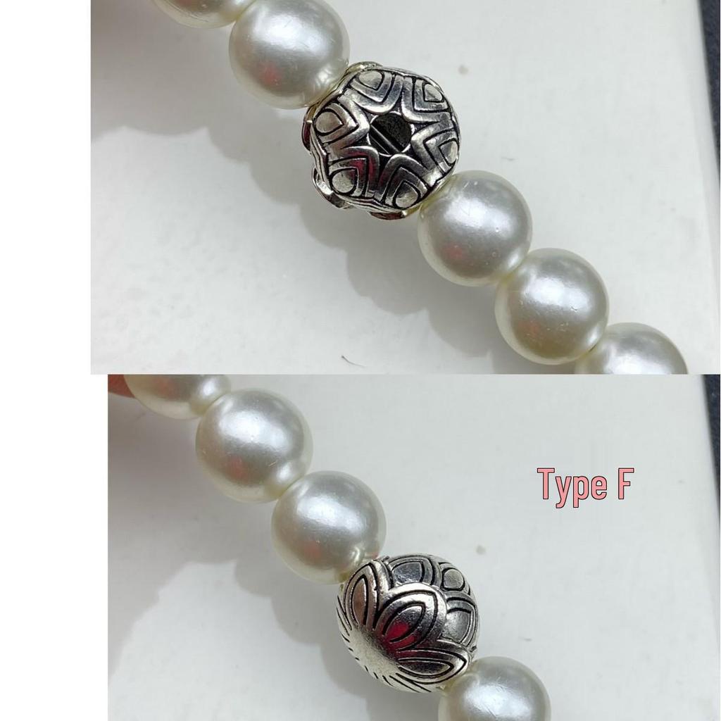 Dark Series Tibetan Silver Filigree Flower Heart Spacer Beads for DIY Jewelry