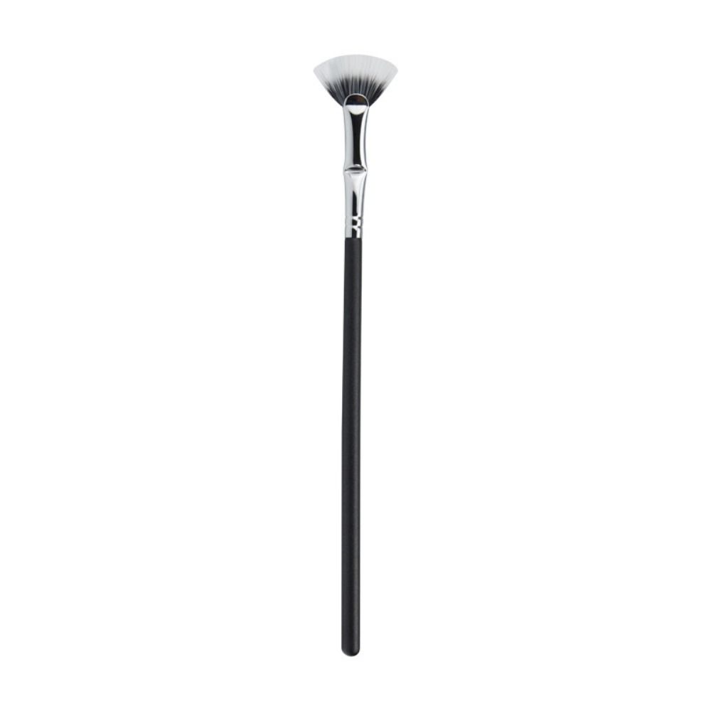 Makeup Brush Angled Fan-shaped Eyelash Brush Fine Professional Mascara Fan Brush Wooden Handle Clearly Rooted Makeup Tool