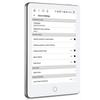 6 Inch E Book Reader with 300DPI Clear Screen 4+64GB Storage Built in Reading Light White