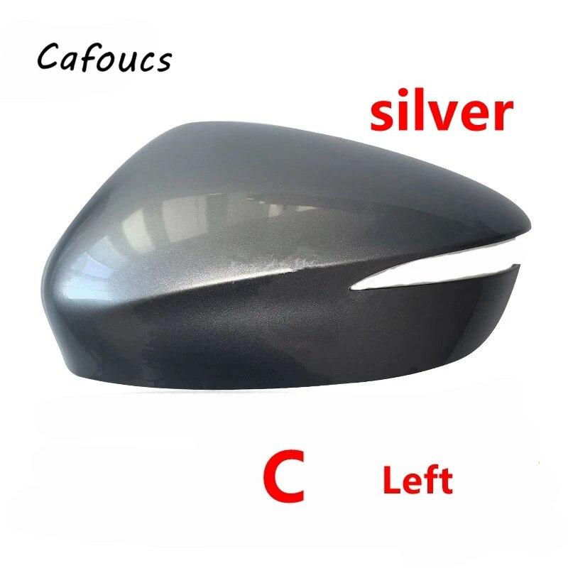 1pcs Car Wing Side Rearview Mirror Cover Cap Shell For Mazda CX-3 CX3 2013- CX-5 CX5 2015 2016