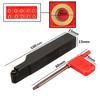 SRAPR1616H10 Face Milling Lathe Tool Holder + 10Pcs RPMT10T3MO Carbide Inserts