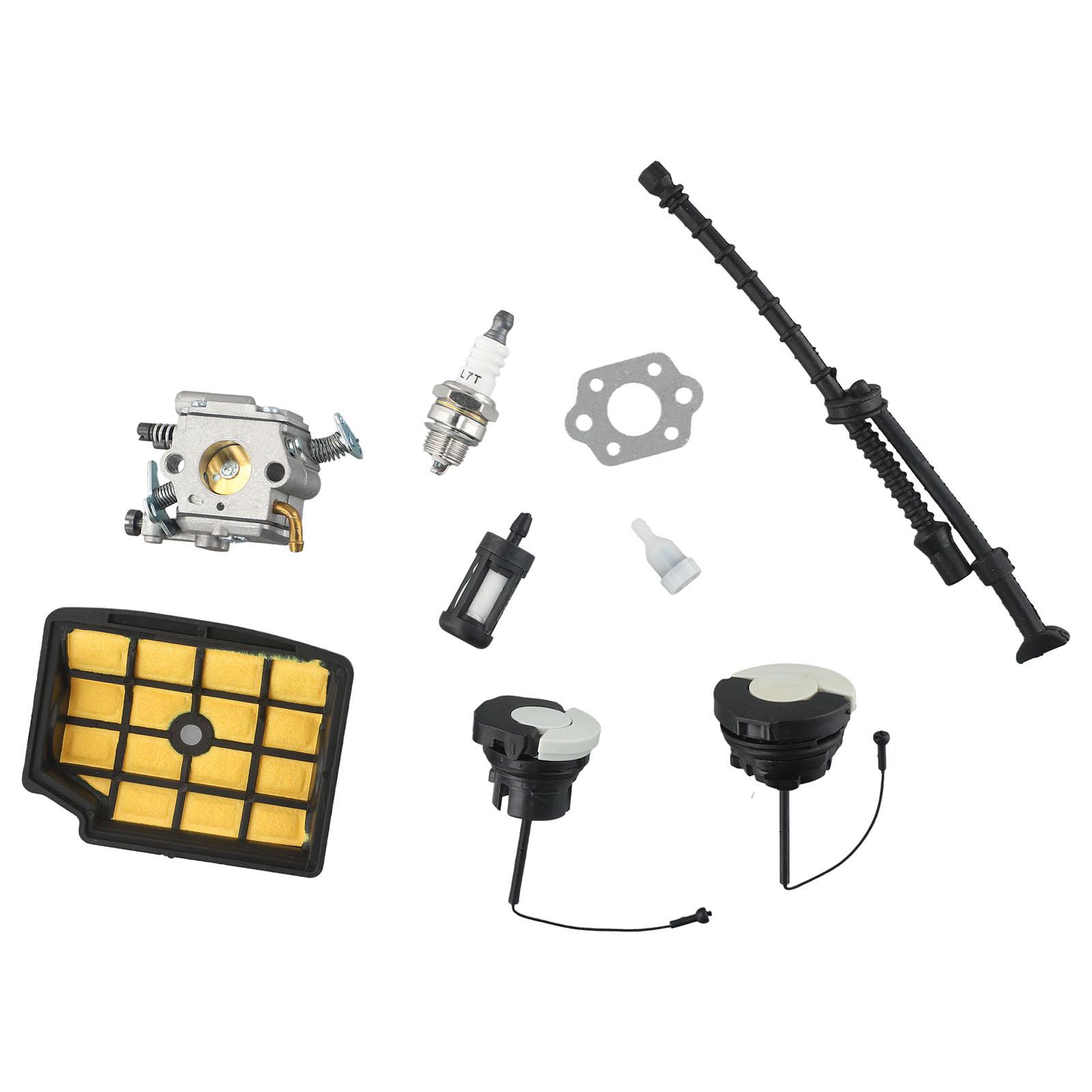 

Kit Chainsaw Parts Parts Pipe Repalcement Air Filter Fuel Cap Gasket Outdoor Accessories Air filter Carburetor China Mainland