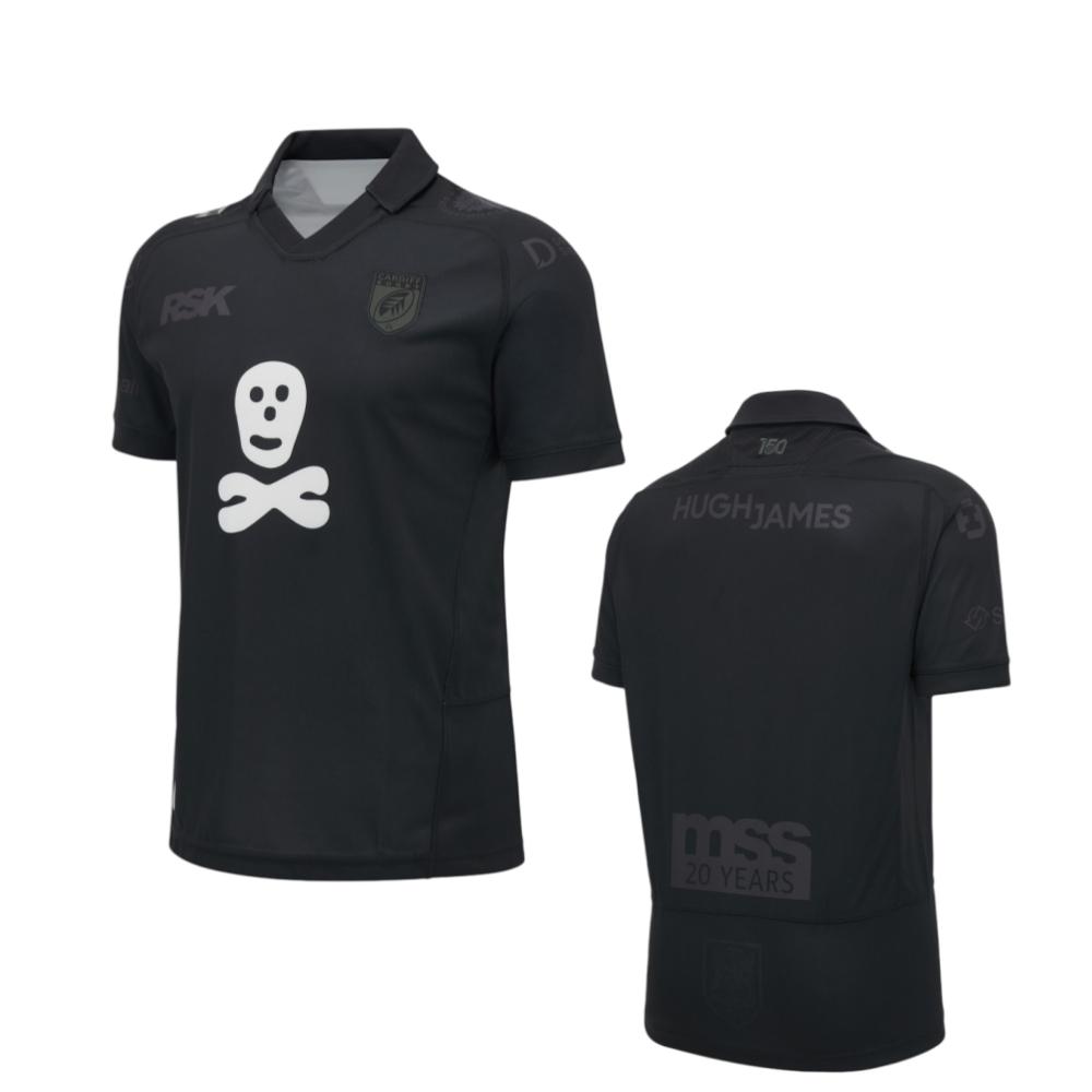 2026 Cardiff Unisex Polo Collar Rugby Jersey, 3D Print Mesh Breathable Football Jersey, Men Oversize Summer Quick Drying Shirt