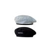 Solid Color Double-sided Beret Flat Octagonal Caps Elegant Women Beanie Hat  Student
