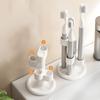 2Pcs 4 Holes Rotating Toothbrush Holder Creative Toothbrush Storage Rack  Office/School Supplies