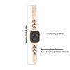 Umweltfreundliches Denim-Metallarmband für Apple Watch Series 1-10, Ultra, SE