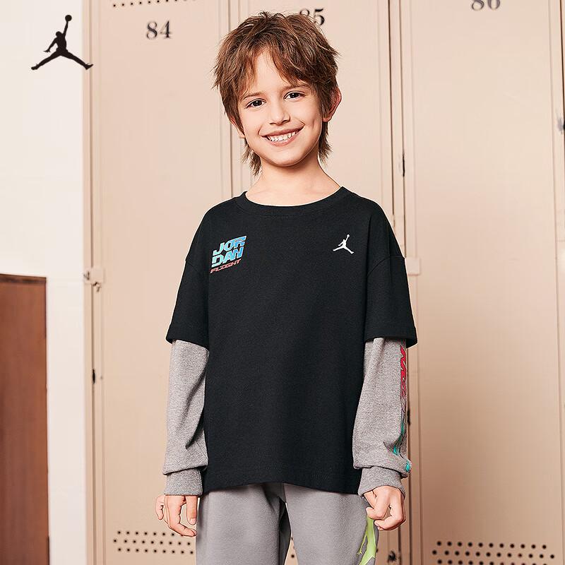 Jordan AJ Boys  Cotton Long Sleeve T-Shirt S