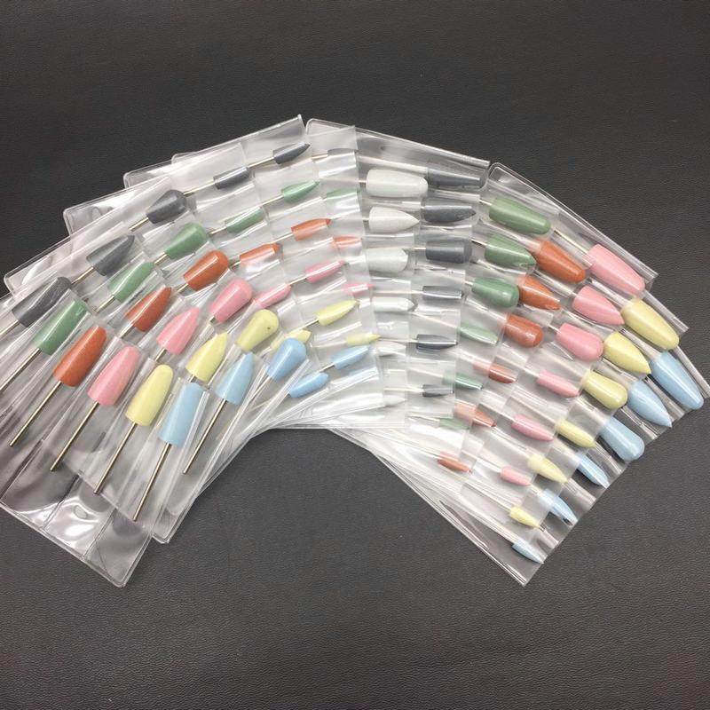 6 шт./компл. резиновая силиконовая дрель для ногтей — фото 3