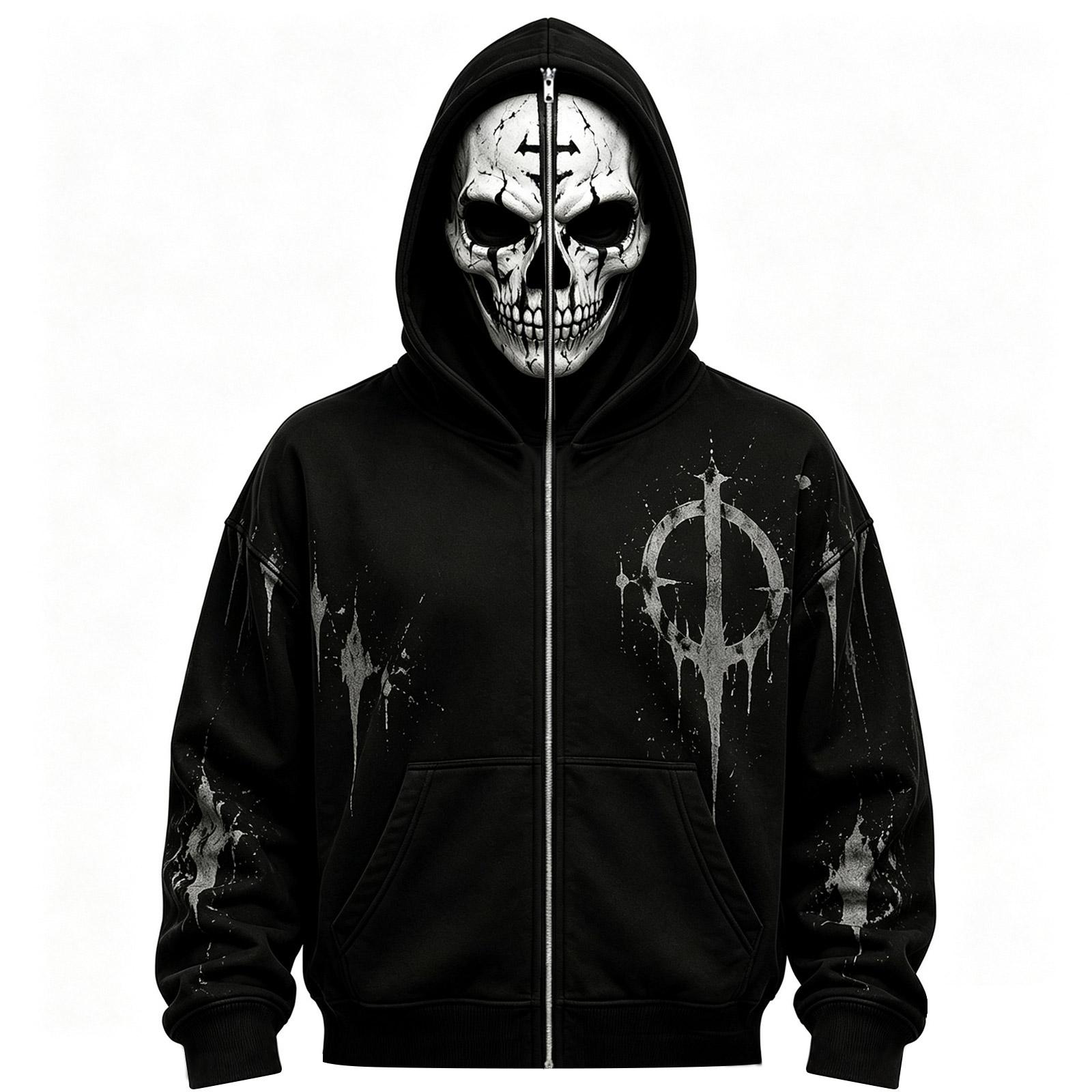 Unisex Halloweena džemperis ar garām piedurknēm