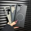 Luxury Matte PC Hard Plain Phone Case For Samsung Galaxy S25 Plus S24 S23 S22 S21 Ultra Note 20 Magnetic Wireless Charge Cover