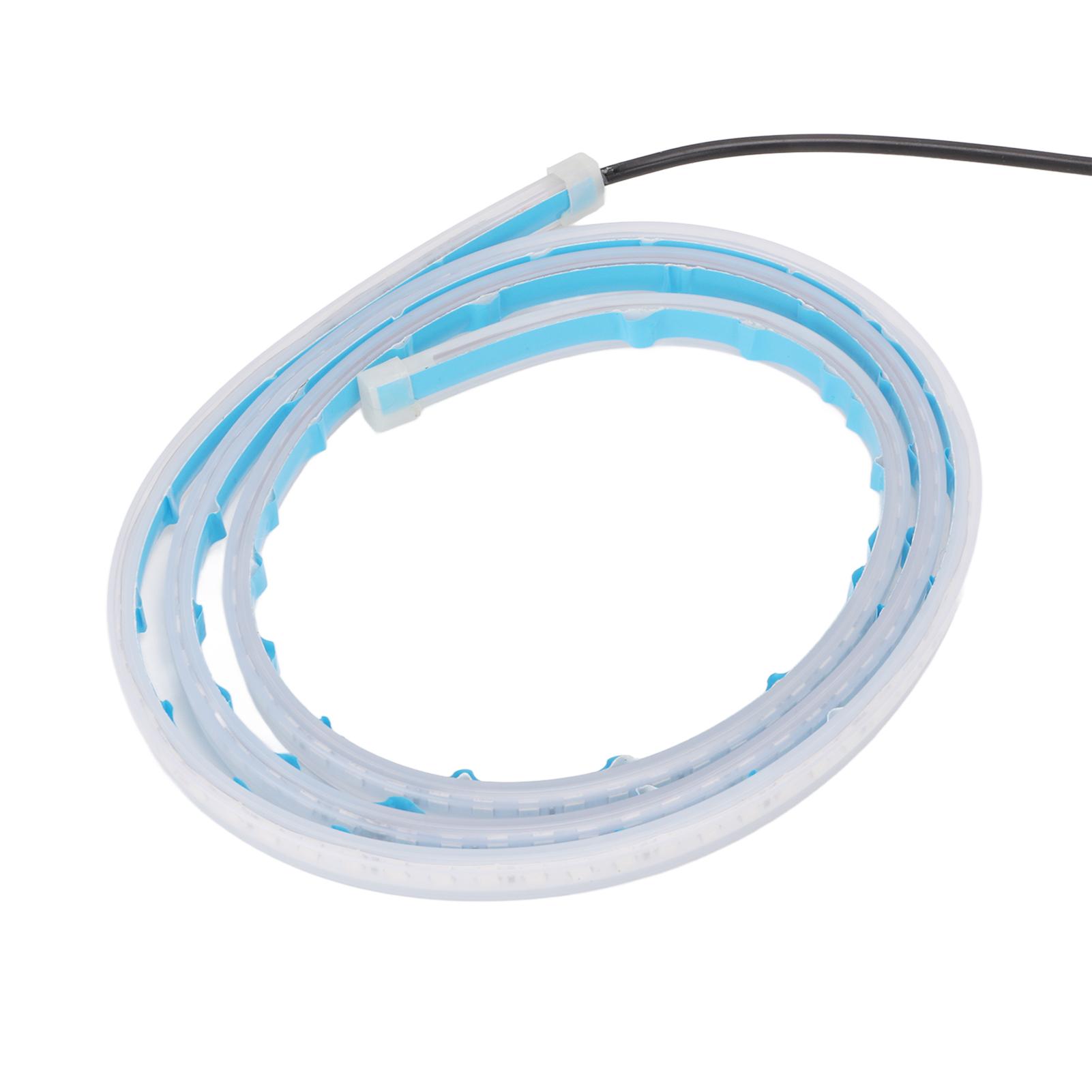 

Светодиодная лента для капота 1,2 м, водонепроницаемая, красная, синяя, атмосферная, для салона автомобиля