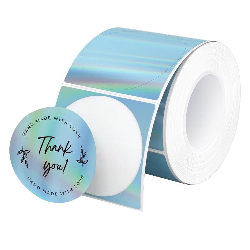 Gradient Laser Thermal Label Paper for Phomemo M220/M221/M120 - 50mm Round