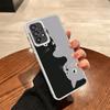 Black Cat Cartoon Cute Shockproof Phone Case for Samsung A17 A16 A15 A14 A37 A57 A36 A56 A26 A35 A55 A25 A34 A54 A24 A13 A23 A33