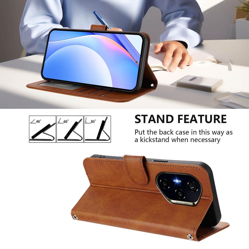 Luxury Wallet Magnetic Flip With Card Slot Kickstand Leather Phone Case For Honor 400 Lite Coque Honor 400 Pro 400 5G Cover