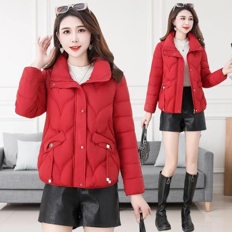 Down Cotton-padded Clothes Women's Short High-end New Slim-fitting Cotton-padded Jackets Thermal Cotton-padded Jackets Trendy