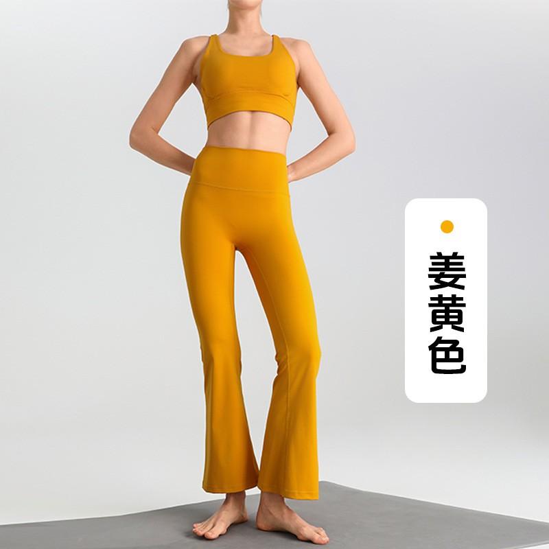 Womens Breathable Quick-Dry Yoga Pants Loose Fit Flared Leggings Running Fitness Outdoor Wear