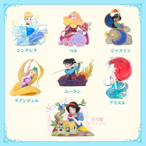 52TOYS BLINDBOX DISNEY PRINCESS Art Gallery Series Vol. 2 Blind Box Trading Figure, Collectible Figure, Pre-painted, Gachapon, Desktop Decoration, Dol