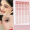 1 coală Autocolante de tatuaje de unică folosință Bijuterii pentru față 3D Zircon strălucitor DIY Ochi Fața Corp Strasuri Machiaj Decorare pentru petreceri