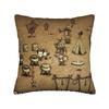 Don't Starve Characters Pillowcase Print Polyester Cushion Cover Decorative Survival Game Throw Pillow Case Cover Seat Zippered