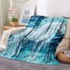 Unicorn Print Flannel Blanket, High Quality Comfortable for All Seasons, Home Decor, Warmth and Comfort, Perfect for Christmas Gifts