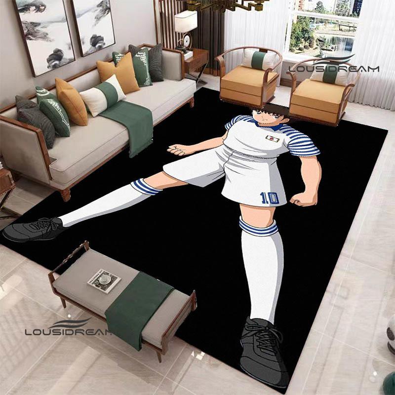 2026 Captain Tsubasa Cartoon Carpet Living Room Bedroom Carpet Balcony Bathroom Non-slip Door Mat Photography Props Birthday Gift