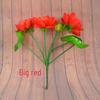 Small 7-Head Lotus Flower Silk Simulation for Buddhist Altar or Living Room Decor