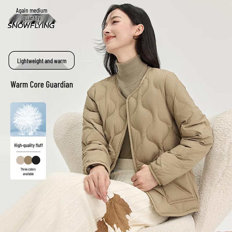

Xuezhongfei Women s Lightweight Round Neck Down Jacket 165/88A