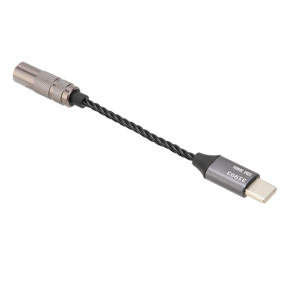 32bit/384KHz USB C auf 3,5mm Audioadapter unterstützt Leitungssteuerung für Samsung S10 S9 Plus Musikwiedergabe