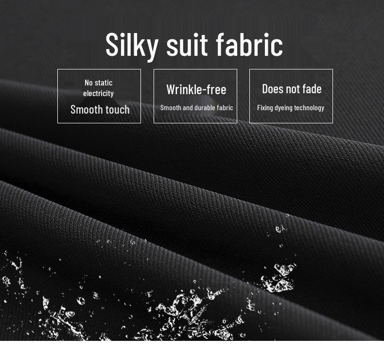 Women's Gray High-Waist Wide-Leg Pants: Spring/Autumn Slimming, Elegant Drape, Floor-Length, Straight-Leg