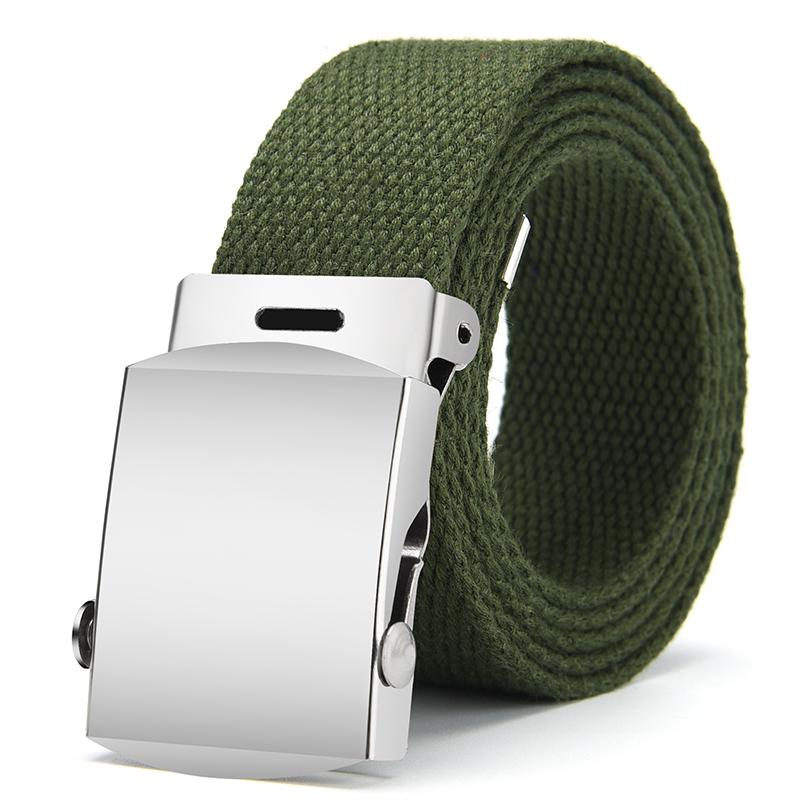 

1Pcs New Fashion Unisex Tactical Waist Belt Jeans Male Casual Men Women Belt Canvas 3.0cm Webbing Waistband Ceinture Femme Belts 120cm