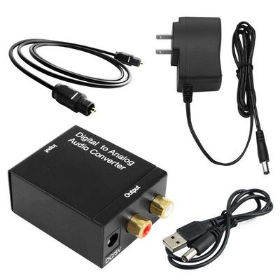 Optik Toslink Dijitalden Analoga Ses Çevirici Adaptör Rca L/R