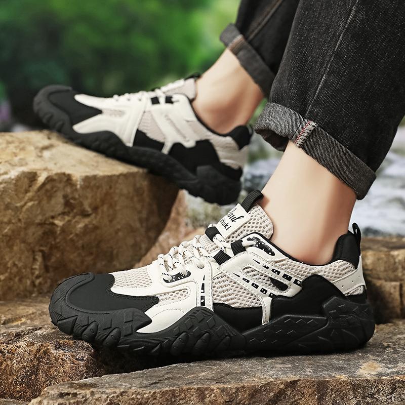 Men Outdoor Casual Mesh Shoes Breathable Walking Sneakers Lightweight Travel Comfort Shoes Daily Wear 39 To 44
