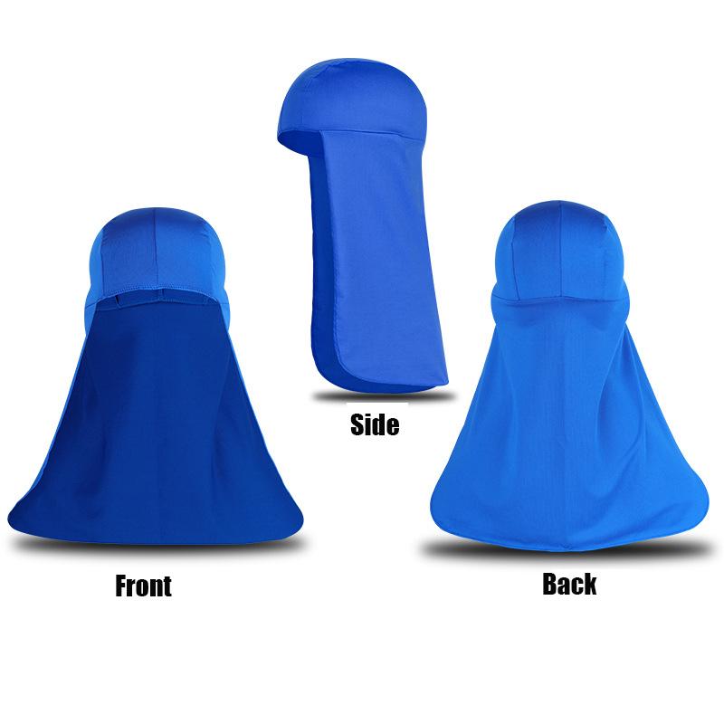 Sun Shade Cap Hat Outdoor UV Protection Cooling Fishing Cycling Caps Summer Neck Protector Hat for Men Women Sports Wide Brim