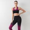 Summer Gradient High-Waist Yoga Leggings: Butt-Lifting, Tight-Fit Sports Training Pants