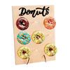 Wall Display Donut Stand For Parties Wooden Doughnut Stand Board For Donut Party Sweet Birthday Wedding Table Decorations