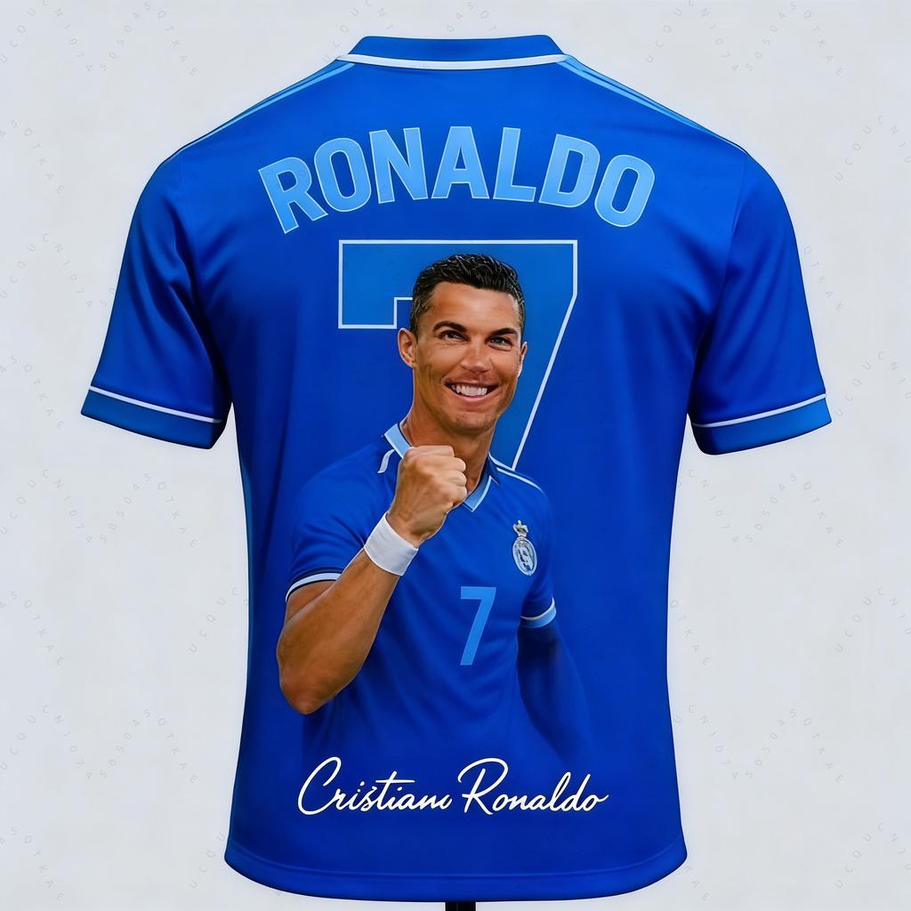 2026 Nuove T-shirt Calde in Vendita Cristiano Ronaldo Modello Stampato Moda Collezione Commemorativa per Fan Uomo Top Sportivi da Esterno
