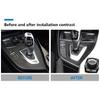 AIRSPEED for BMW F20 F21 LHD Car Interior Carbon Fiber Gear Shift Panel Cover Trim Car Stickers 1 Series 116i 118i Accessories