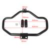 Black Motorcycle Mustache Highway Crash Bar Front Engine Guard For Harley Sportster 1200 883 XL 48 72 Iron 883