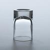 2pcs Sets Small Capacity Wine Glass Thick Bottomed Baijiu Goblet Transparent Beer Cup Classic Cocktail Glass Retro Shot Glass