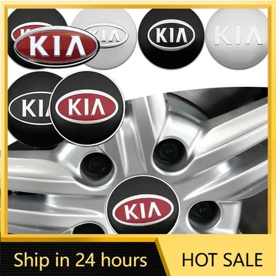 2026 Hot Car Sticker 56mm/60mm/65mm Car Wheel Center Hub Decal Stickers for KIA Sportage K2 K3 K5 K9 Rio Soul Sorento Ceed Pican