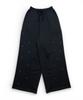 Bonseullipi Crystal Stud Curve Wide Pants (Black)