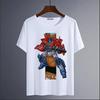 Pure Cotton Breathable Childrens Tshirt Transformers Optimus Prime Printed Fashionable Parentchild Outfit for Men and Women