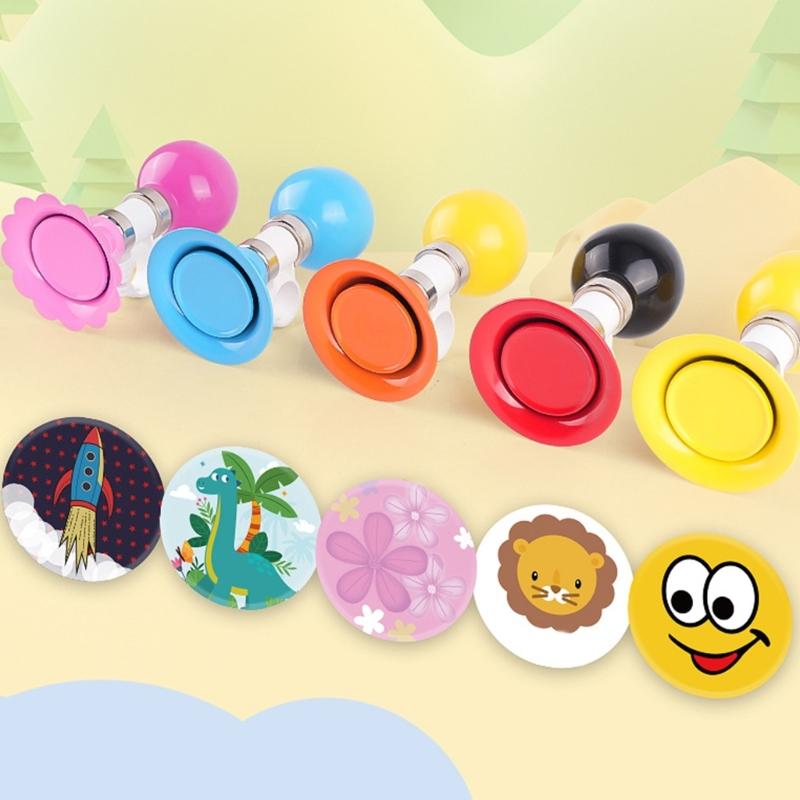 Girls Bike Decoration Horn Outdoor Cycling Horn Metal Bike Horn Loud Bike Bells for Mountain Cyclists