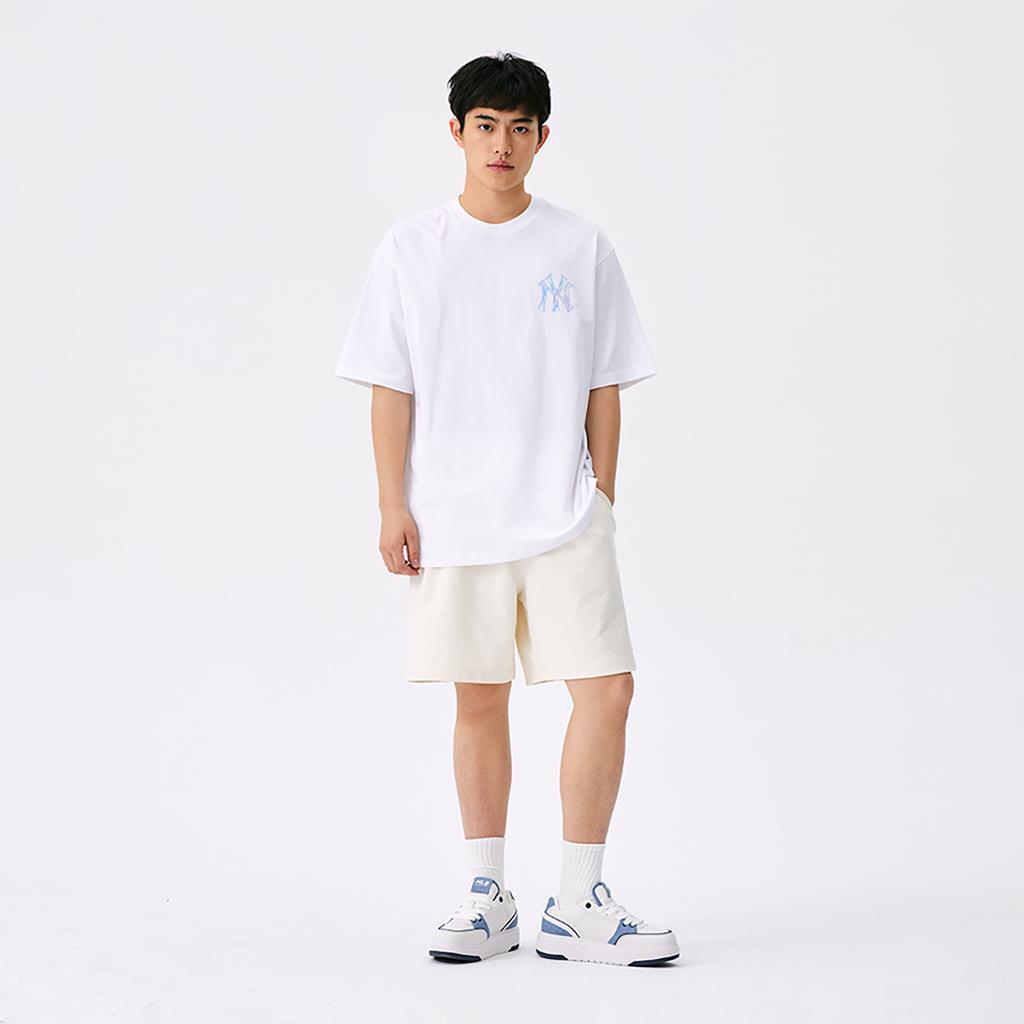 New MLB New York Yankees SS25 T Shirt Unisex Standard White 3ATSX0153-50WHS