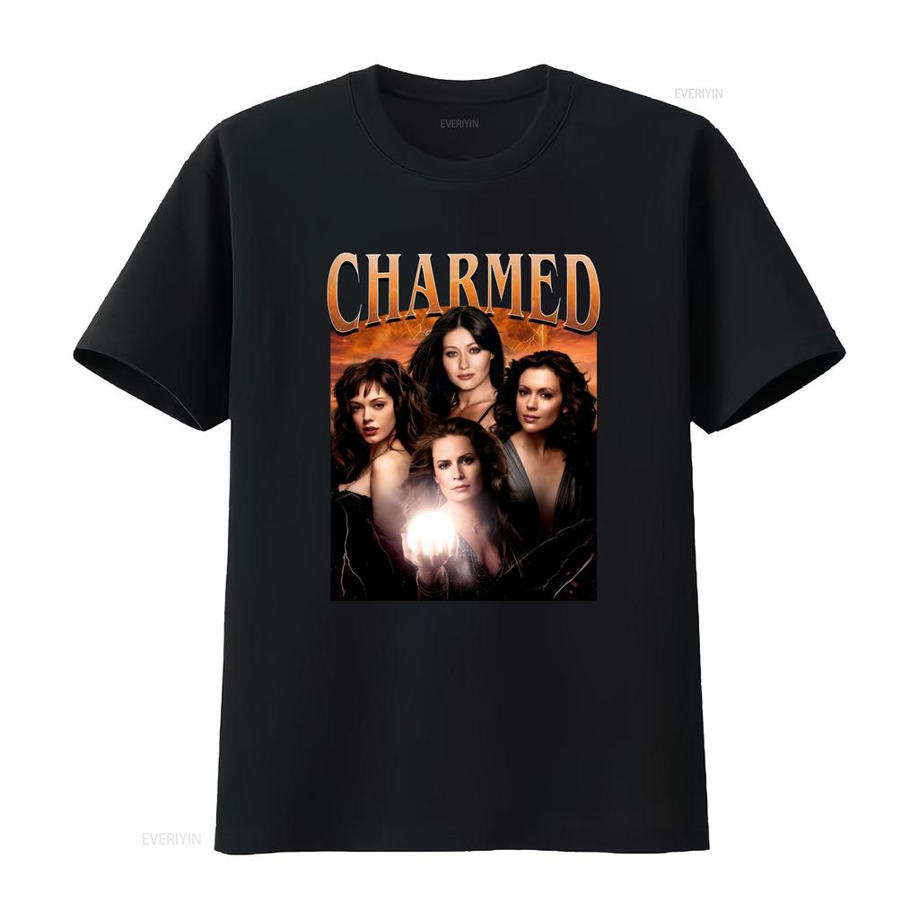 Maglietta Vintage Charmed Serie TV Perfetta per l'Uso Quotidiano Disponibile in Tutte le Taglie S 4XL vintage Lavata Unisex Leggermente homme