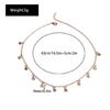 Modeschmuck Hals Alloy Material Stern Anhänger Halsband Schlüsselbein für Damen Teen